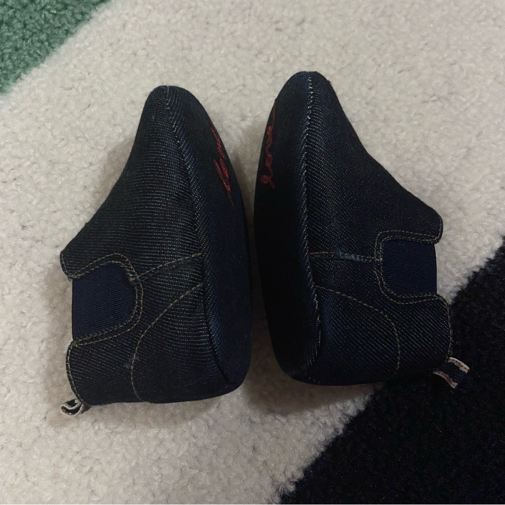 ♥️ 4 ED by Ellen Degeneres Denim Red Love Booties - Picture 7 of 9
